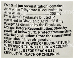 Novamox Cv 228.5Mg Tangy Orange Flavour Dry Syrup 30Ml